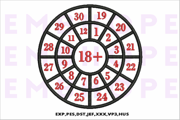 Addition Wheel 18: A Bright, Practical Embroidery Design for Learning & Play