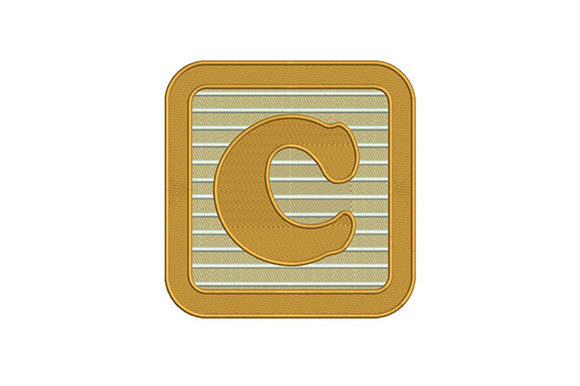 Alphabet C Letter: A Sweet, Versatile Embroidery Staple for Meaningful Gifts