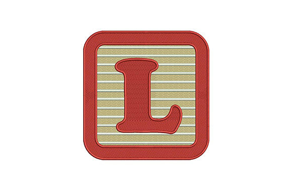 Alphabet L Letter: A Sweet, Versatile Embroidery Staple
