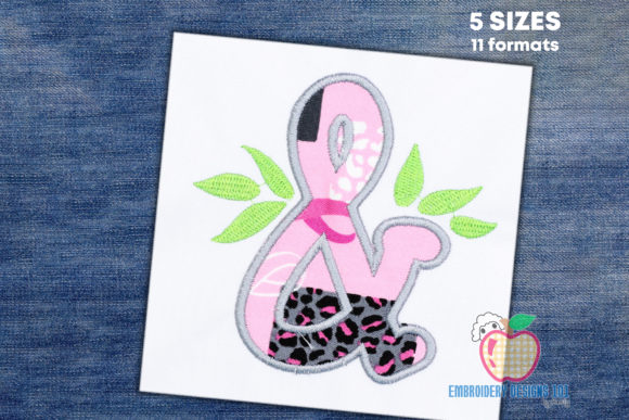 Ampersand Sign Applique: Perfect for Personalized Gifts