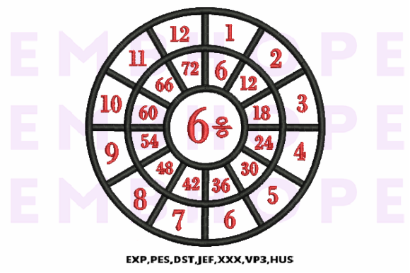 Division Wheel 6: Bright, Clear, and Classroom-Ready