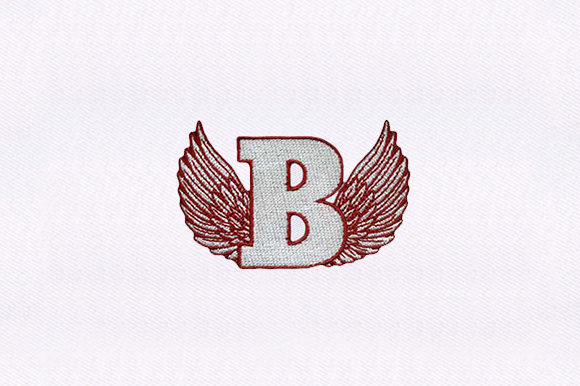 Letter B with Wings Embroidery Design Review