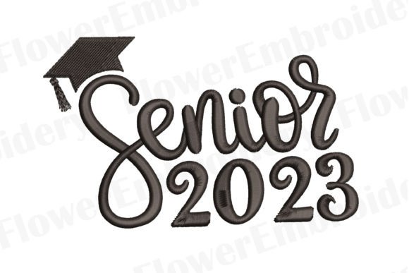 Senior 2023: A Thoughtful Embroidery Design for Meaningful Gifts