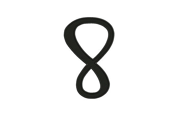 Testing the '8 Number' Embroidery Design for Gifts