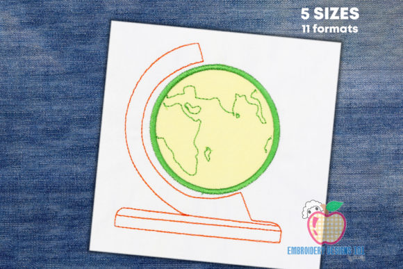 The Globe of World in Old Style Applique: An Honest Embroidery Designer’s Review